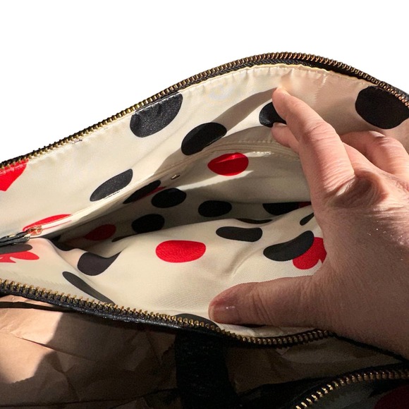 Kate Spade - Grove Court Lainey, 3 compartment handbag, Black Leather - Picture 8 of 14